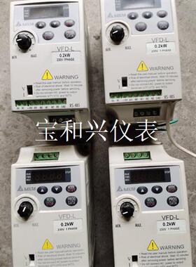拆机台达变频器VFD-L,0.2KW VFD002L21A,