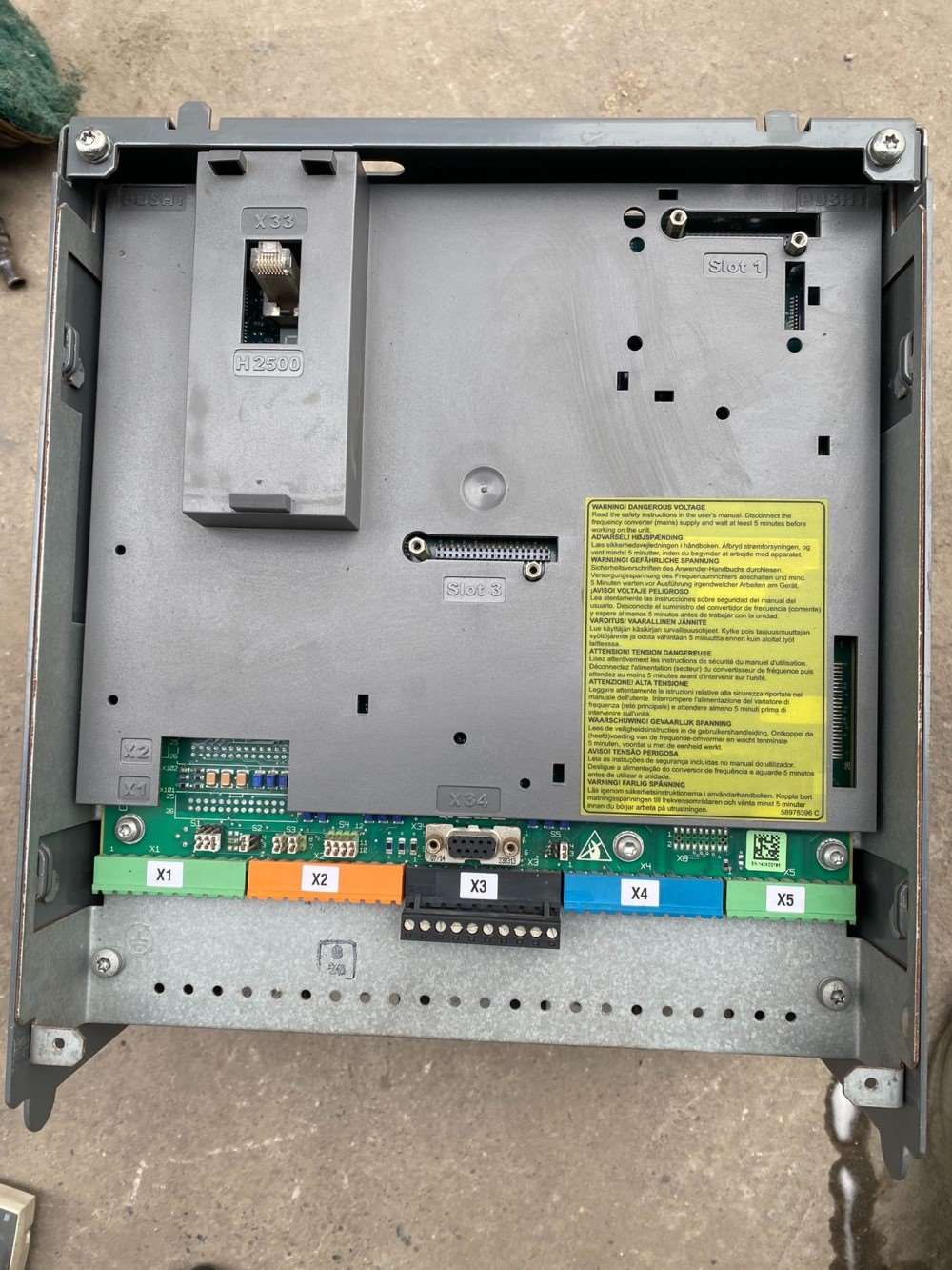 ABBDCS550直流调速器,拆机成色漂亮没有上盖,功能正-议价