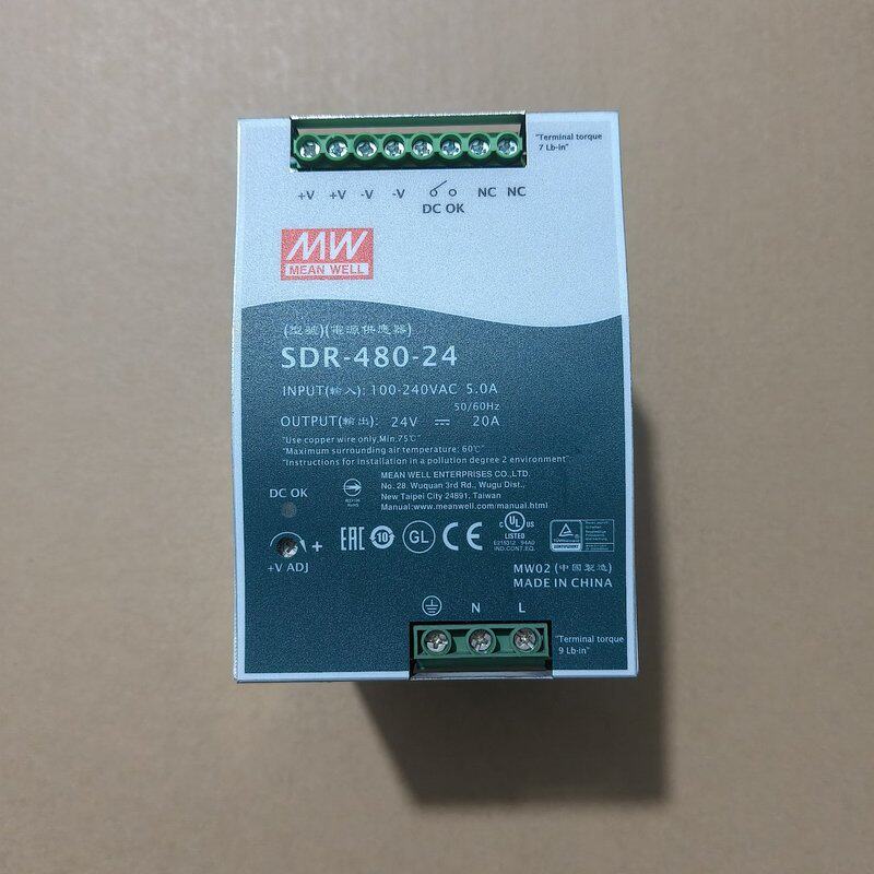 明纬导轨电源,型号SDR-480-24,成色95新,为单( 议价)