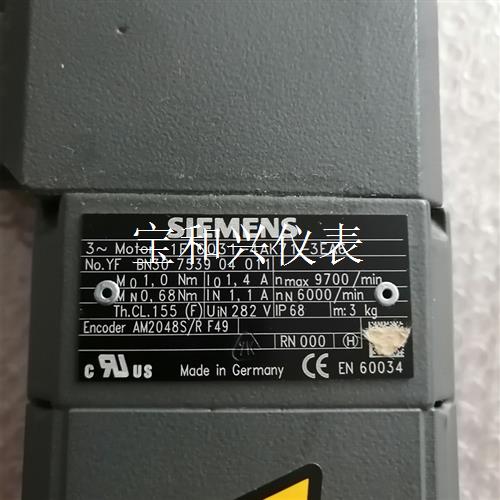 西门子伺服电机1FT6031-4AK71-3EA6工程剩余原