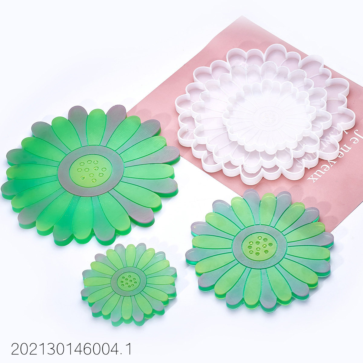 硅胶模具diy花朵滴胶茶盘杯垫镜面太阳花蛋糕花瓣果盘托盘磨具,厨房/烹饪用具,烘焙模具,淘宝优惠券,粉丝福利购,淘宝优惠卷