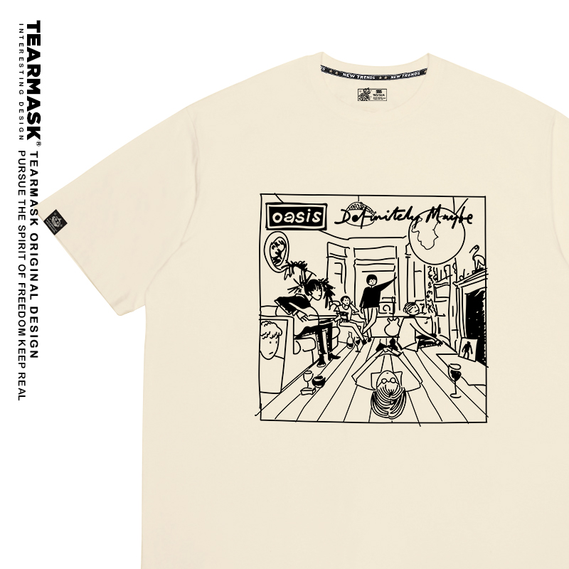 oasis绿洲乐队周边t恤短袖衣服