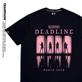 DEADLINE演唱会周边t恤夏blackpink同款 短袖 衣服lisa穿搭tshirt