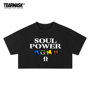 短款露脐/陶喆soulpower演唱会周边t恤女宽松短袖衣服粉丝应援物