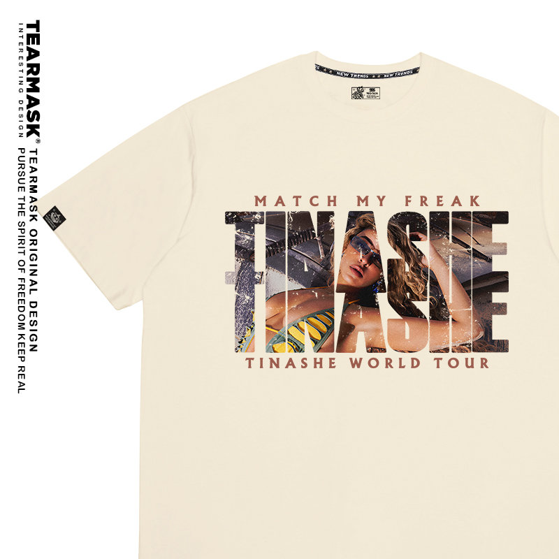 Tinashe演唱会周边t恤短袖衣服