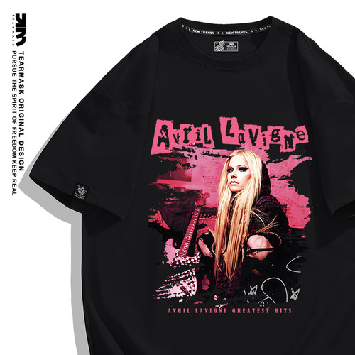 Avril艾薇儿同款t恤短袖衣服