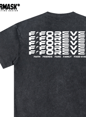 水洗黑/FFOREVER恒星之城演唱会周边t恤F4同款短袖衣服粉丝应援物