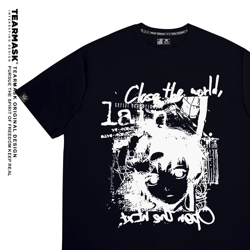 岩仓玲音lain周边T恤短袖衣服