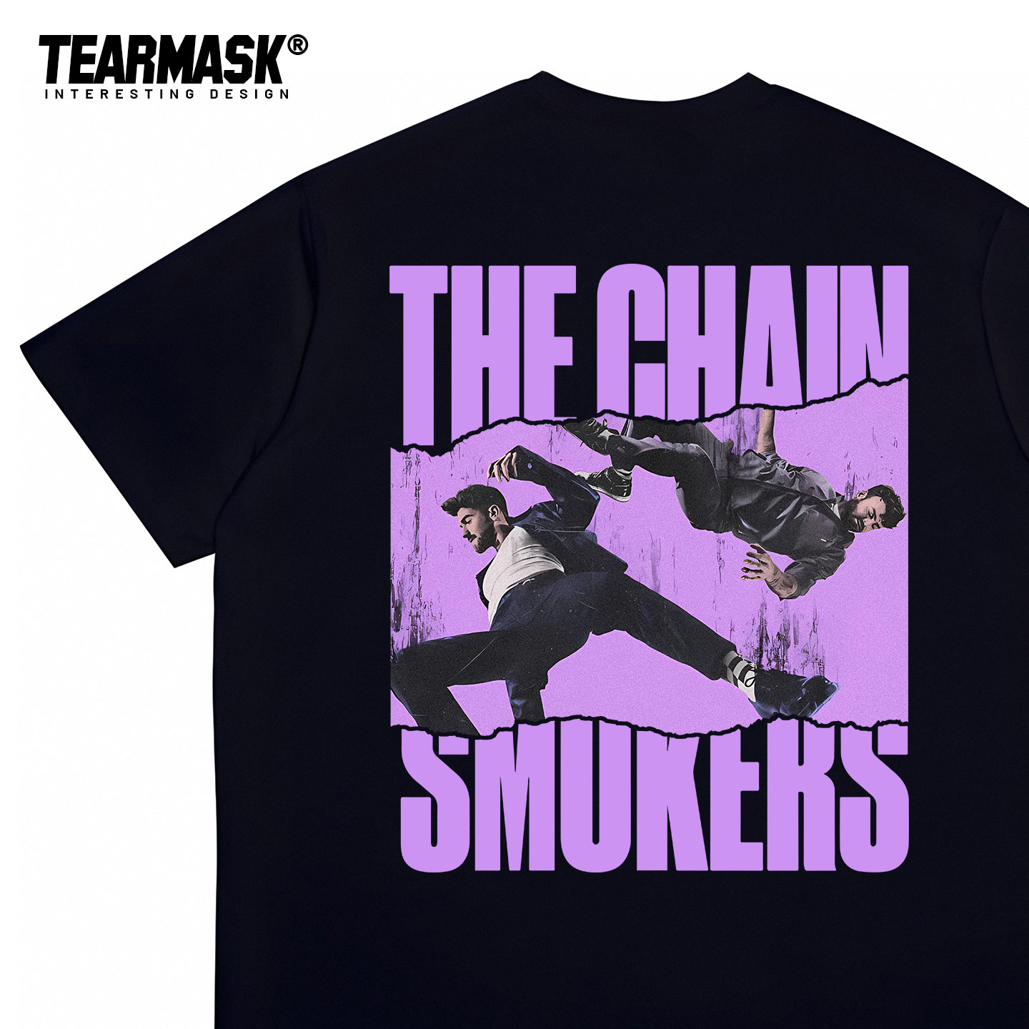 The Chainsmokers烟鬼组合演唱会周边t恤同款短袖衣服粉丝应援物