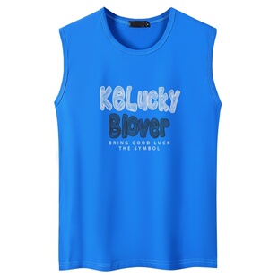 纯棉弹力薄款 夏季 宽松砍袖 健身背心加肥加大码 胖子无袖 汗衫 男t恤