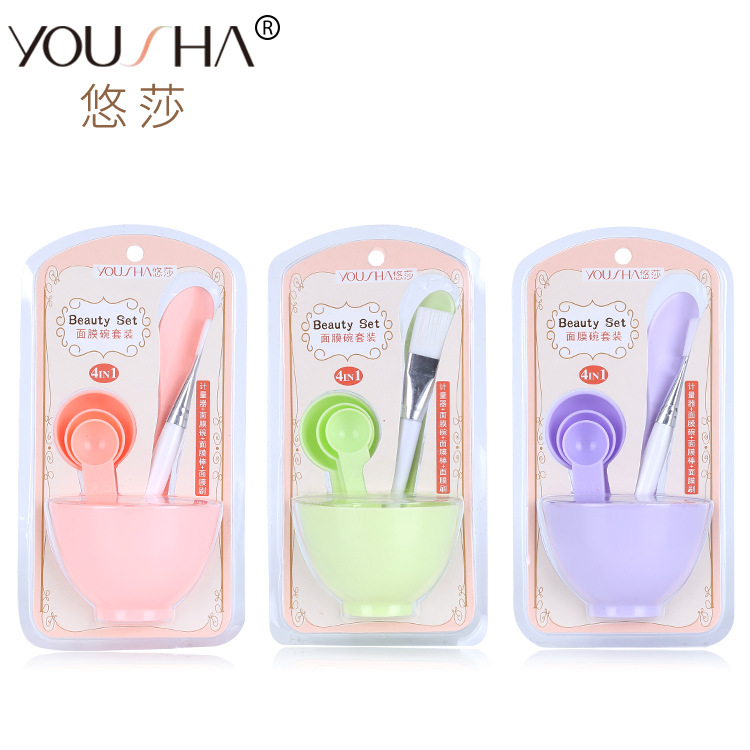 韩国家用刷子美容件套面膜搅拌棒