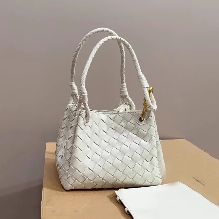 小众编织手提包菜篮子女包水桶包