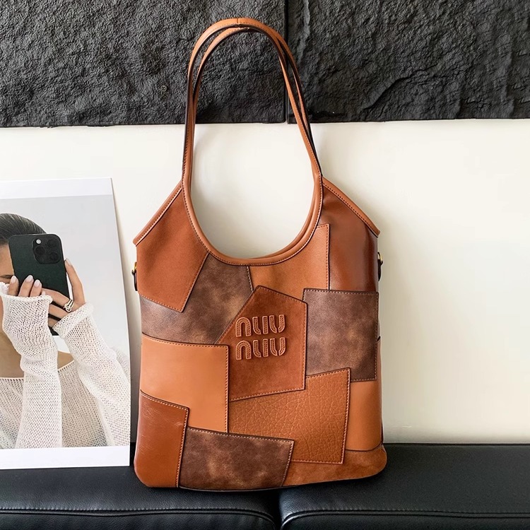 大容量托特包小众中古腋下单肩包