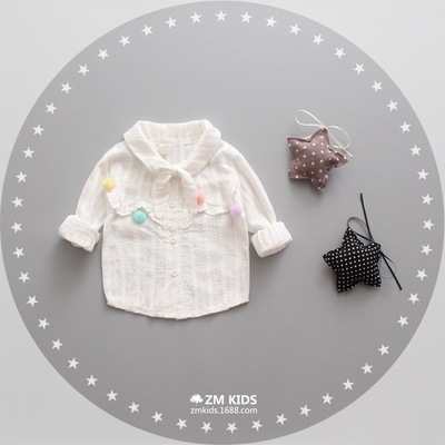 Chemise fille à manche longue - Ref 2084654 Image 1