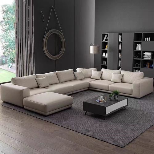 布艺沙发可拆洗简约现代轻奢家用