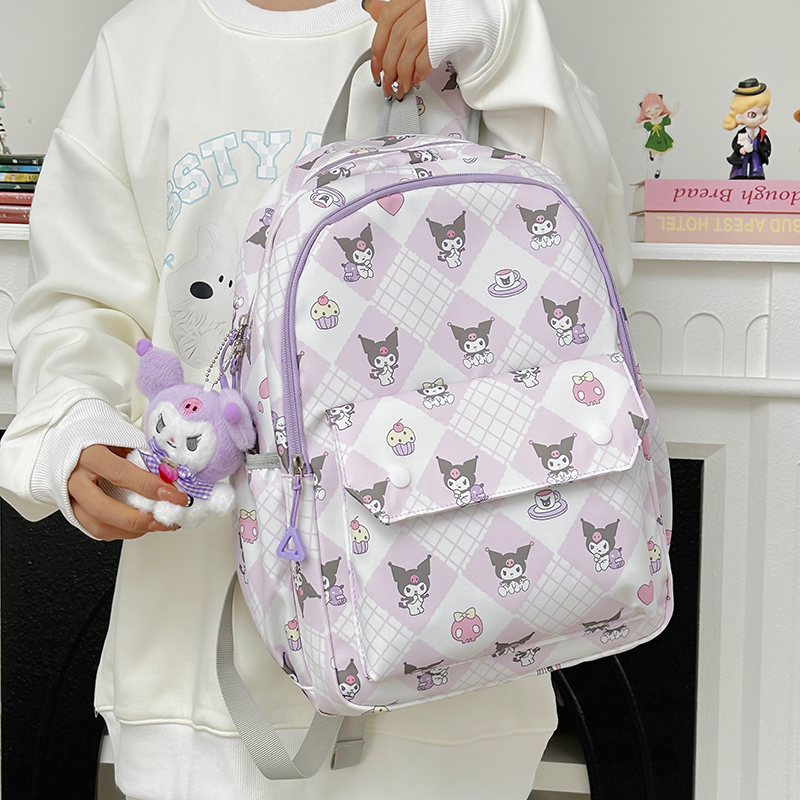 库洛米书包女孩小学生1-2-3年级轻便双肩包幼儿园中大班儿童背包