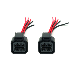 适配徐工汉风g7金刚江淮瑞风格尔发长城现代大灯总成插头母插配件