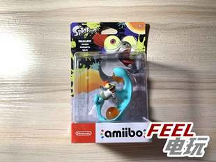 任天堂amiibo手办 斯普拉遁3 splatoon喷射战士3 鲑鱼仔 switch*