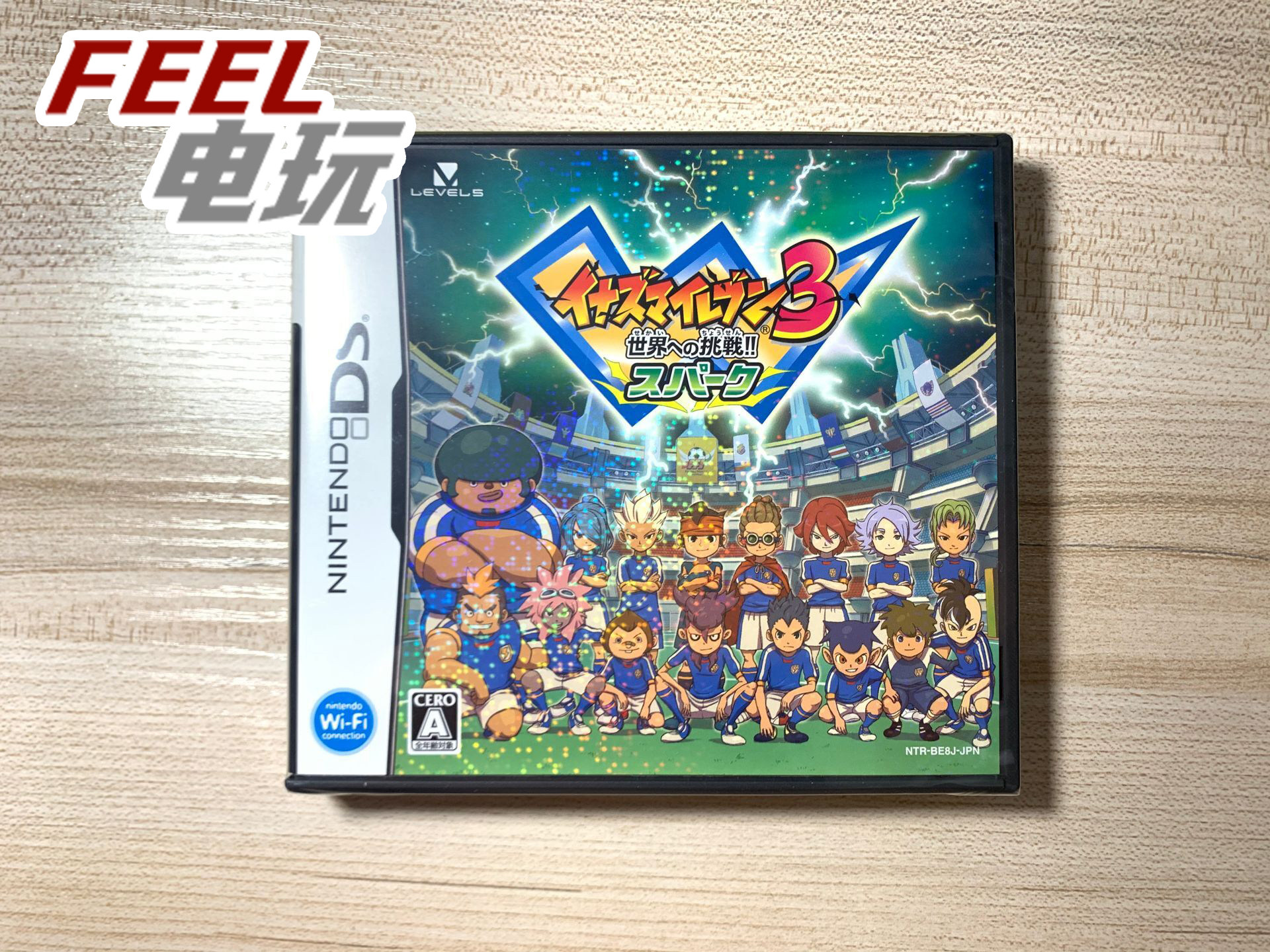 nds 3ds 闪电十一人3 面向世界的挑战 火花 曰版 全新/中古*