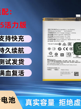 适用OPPOA5pro 5G电池 A5x活力手机电池BLPB63 BLPB65大容量电池