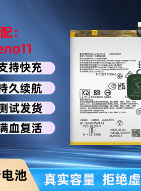适用于OPPO Reno11电池RENO11PRO 11F电池BLPA31 BLPA41 993电板