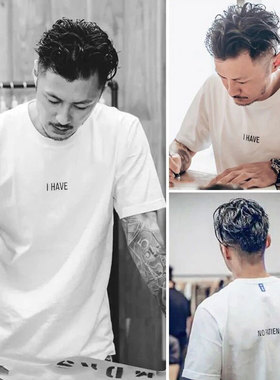 2026新款t恤男潮牌短袖夏季圆领白色纯棉宽松半袖打底衫体恤上衣