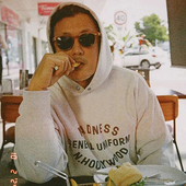 潮牌十周年限定薄款 卫衣男春秋季 连帽宽松大码 余文乐同款 加厚帽衫