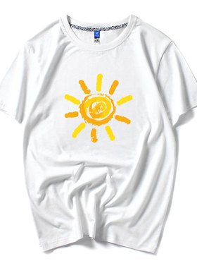 HANDIAN潮牌T恤男日系黑色纯棉短袖加大码宽松印花休闲时尚潮夏装