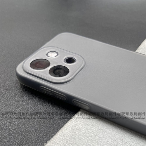 Ace6适用一加13T手机壳透灰tpu磨砂软壳OnePlus半透明硅胶12裸机感Ace5Pro全包圆边Turbo6V轻薄简约白色1+15T