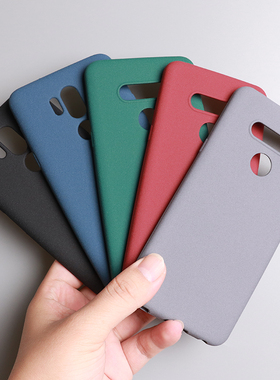 适用LG G8X ThinQ/V50S手机壳Velvet/G9磨砂防滑防汗G7软硅胶套G6纯色G8S防指纹