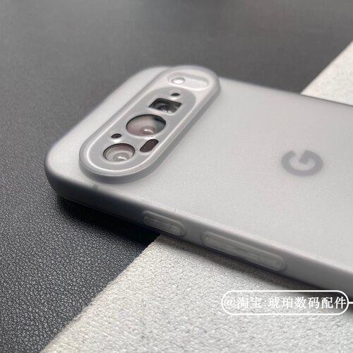 适用谷歌Pixel10proXL手机壳Google硅胶软壳超薄TPU半透明灰色镜头全包圆弧边pixel9/8/7/6A磨砂防指纹裸机感