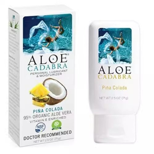 现货Aloe Cadabra Organic Edible Flavored Lube All Natural