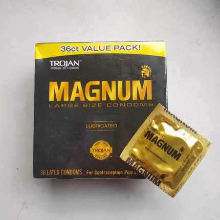 国内现货 The spot Trojan Condom Magnum Lubricated 36只装