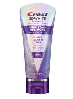 美国直邮佳洁士牙膏Crest 3D White Deep Stain Remover Daily