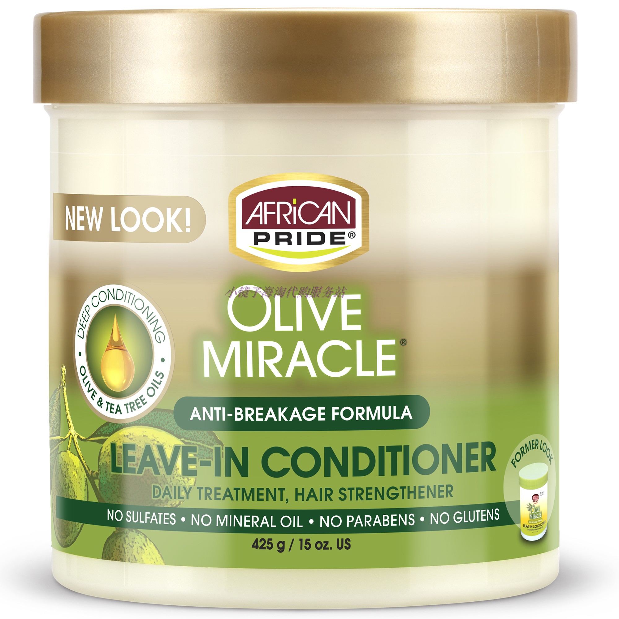 African Pride Olive Miracle Leave-in Conditioner, 15 oz|msdalam kategori Penjagaan rambut/rambut palsu, Syampu Rambut (baru), Conditioner - dari Buy2taobao.com untuk memberikan perkhidmatan ejen Taobao profesional membeli