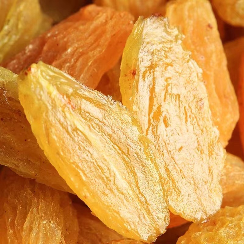 新疆黄葡萄干500g 新货无沙树上黄提子干休闲零食大葡萄干