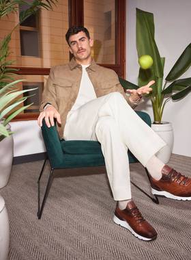 西班牙代购 Martinelli男士休闲皮鞋系带透气1513-2748K 2024秋款