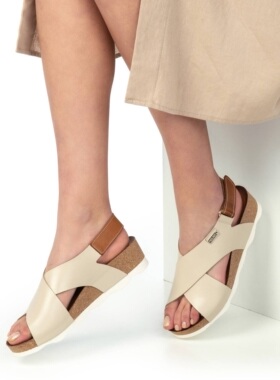 西班牙Pikolinos 派高雁女鞋2026春中跟露趾休闲凉鞋W9E-0912代购