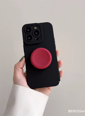 小众ins高级感黑色适用华为nova11手机壳12玫红10/9折叠7/8气囊支架6se畅享20pro全包Z防摔nova5硅胶4e软壳3i