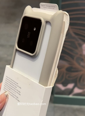 高级感浅灰色硅胶立体猫耳朵适用opporeno12pro手机壳Reno11保护套冷淡风钛灰色亚克力透明可爱卡通女