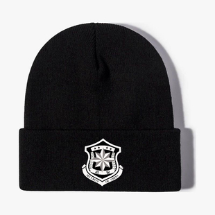 冬季加厚保暖巡防特勤保安执勤安保治安帽子毛线帽男女针织护耳