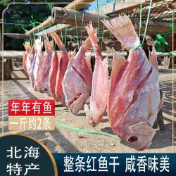 红鱼干干货深海海鱼干整条现晒咸鱼北海特产湛江海南儋州网红鱼干