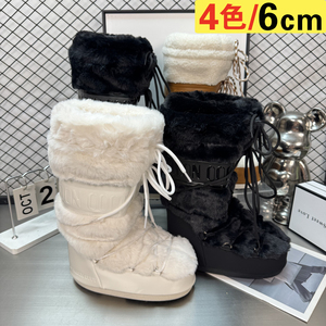 保暖内增高雪地靴女冬季防寒加厚雪地鞋户外高筒滑雪鞋东北毛毛靴