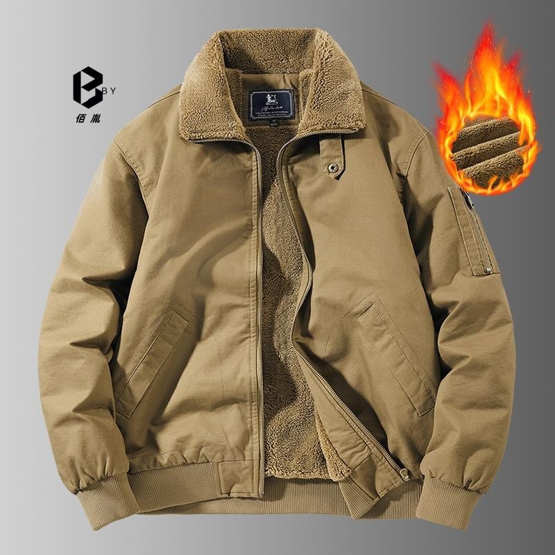 佰胤冬季加绒加厚棉衣