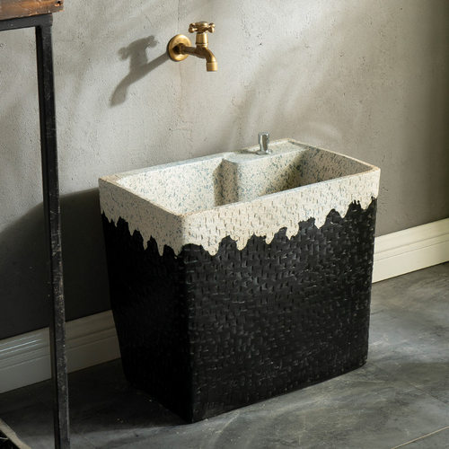 鑫赫拖把池大容量防溅水易洁釉面