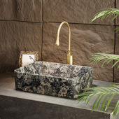 户外覆古陶瓷台上盆洗手盆家用化妆室洗脸盆单水槽阳台水盆面盆庭