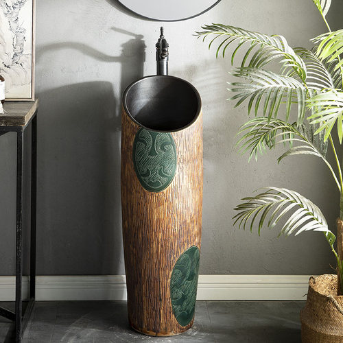 鑫赫高温雕刻立柱盆不褪色不开裂