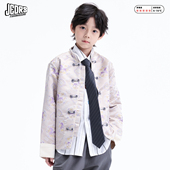 少年感男女童新中式 JAC梦想家童装 骏马踏春 战袍 外套 新年唐装