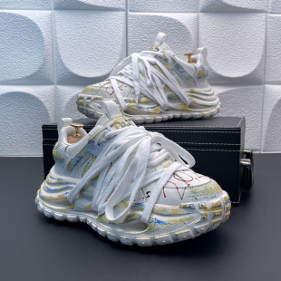 男士 个性 厚底春季 潮流内增高小白鞋 潮流运动休闲 时尚 欧洲站老爹鞋