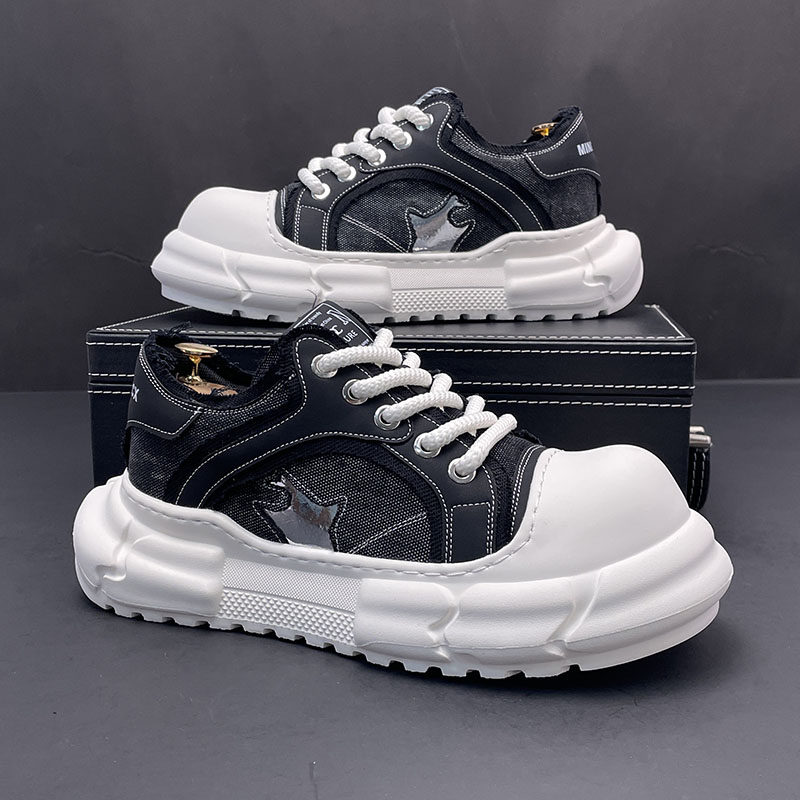 小白鞋男士内增高秋季新款网面简约厚底板鞋个性百搭运动休闲潮鞋,流行男鞋,休闲板鞋,淘宝优惠券,粉丝福利购,淘宝优惠卷